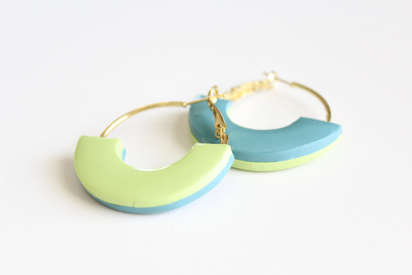 clay earrings | hoops