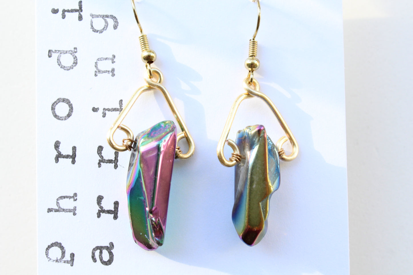 gemstone earrings