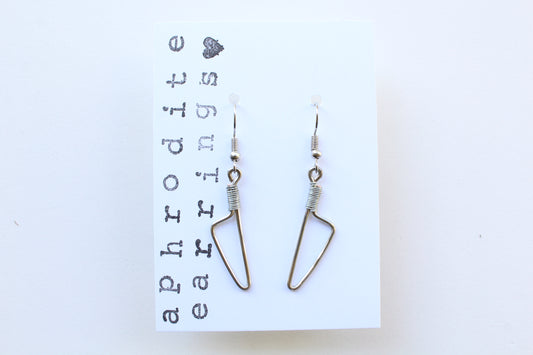 wire earrings | knife