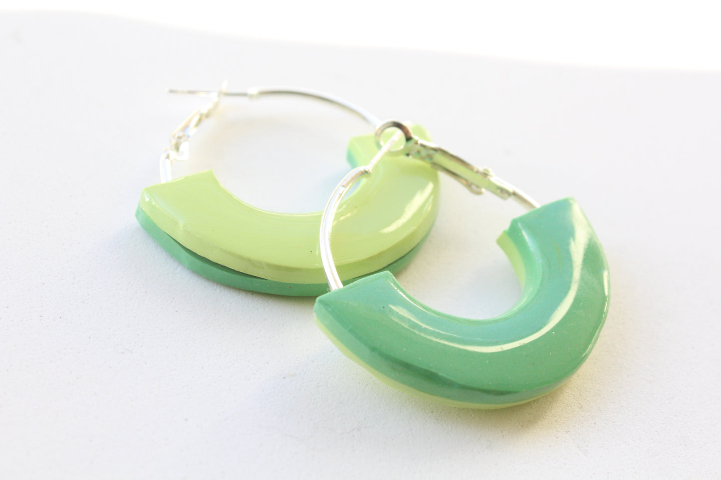 clay earrings | hoops