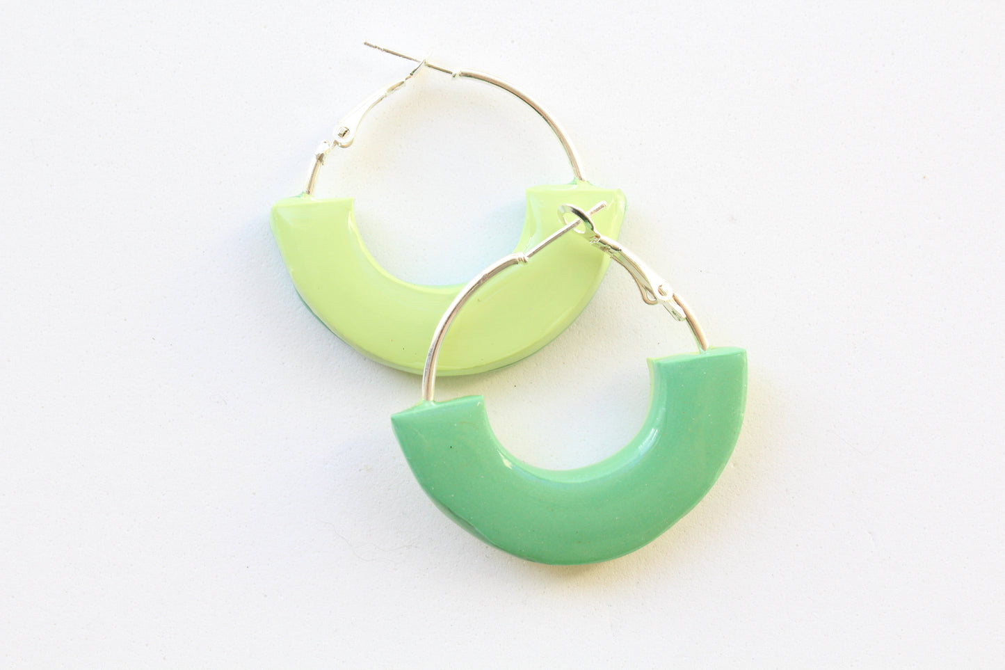 clay earrings | hoops