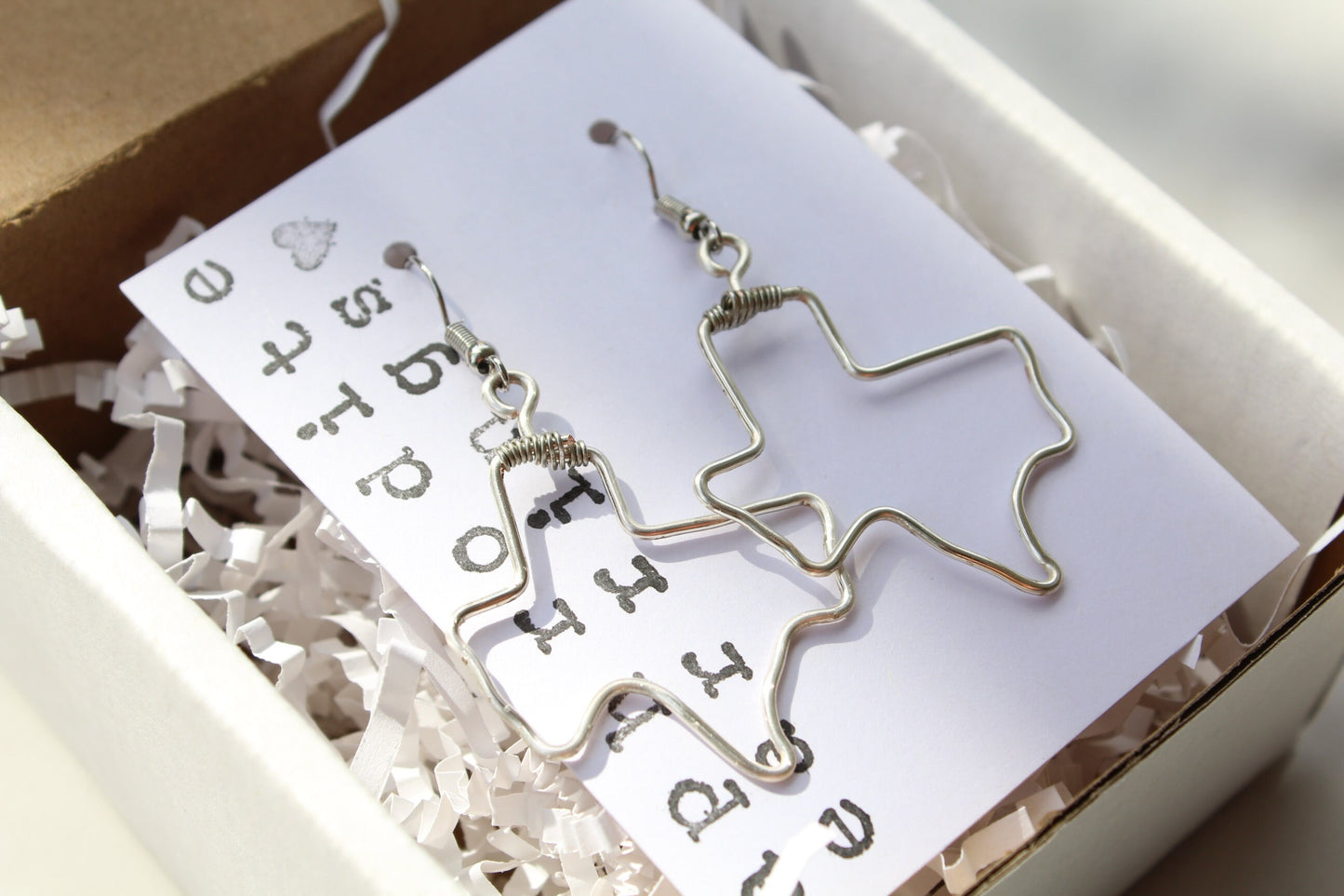 wire earrings | texas