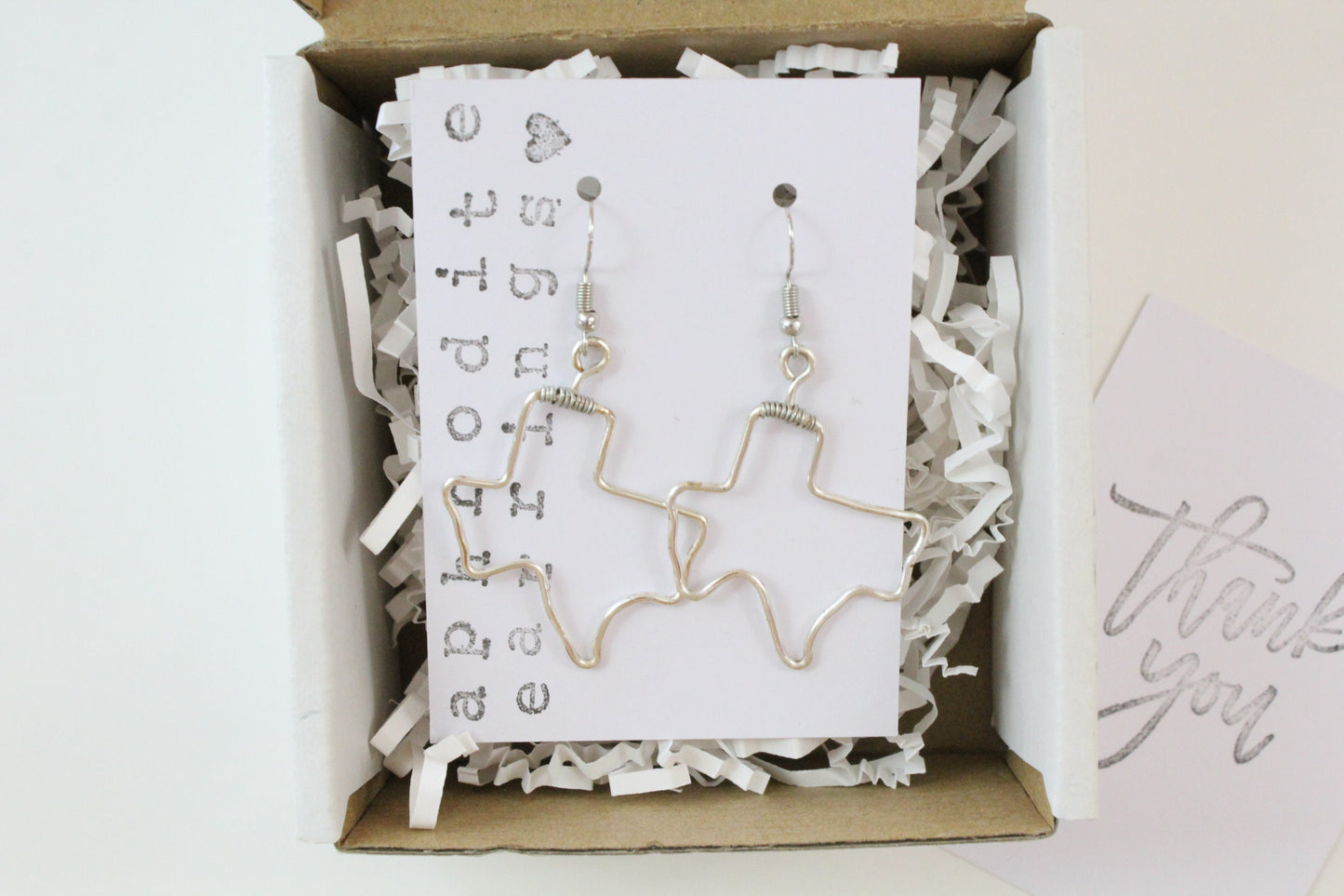 wire earrings | texas