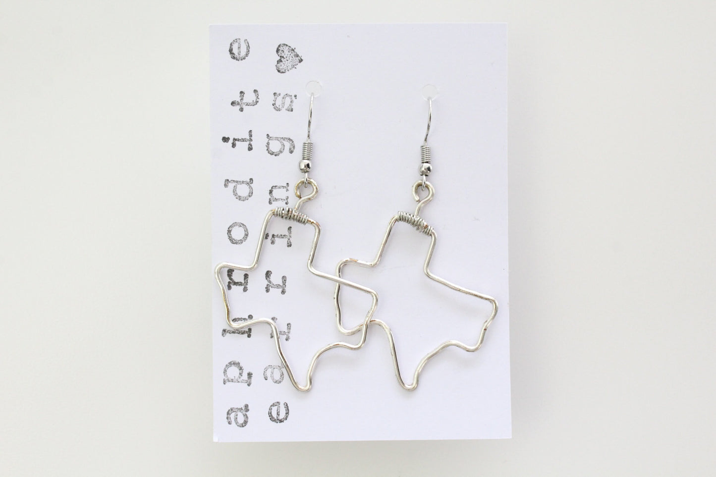 wire earrings | texas