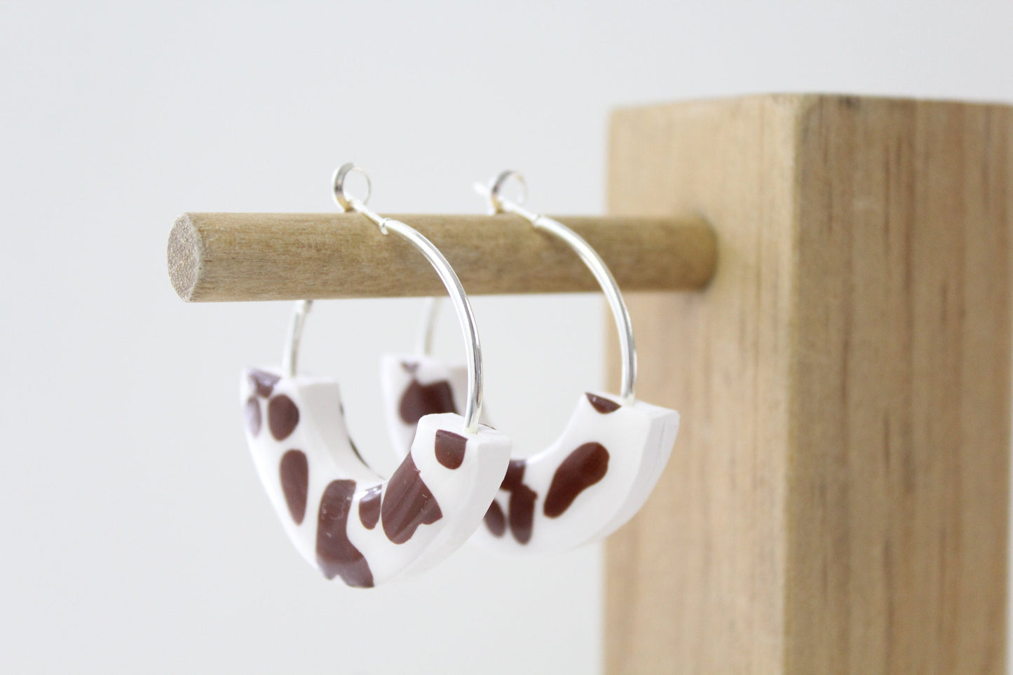 clay earrings | longhorn