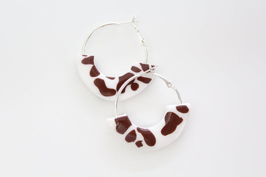 clay earrings | longhorn